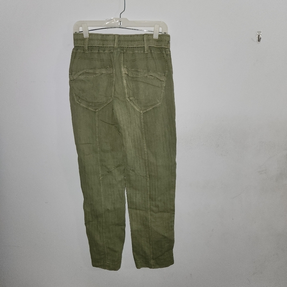 Free People Big Hit Linen Cotton Slouch Pants - Picture 11 of 13